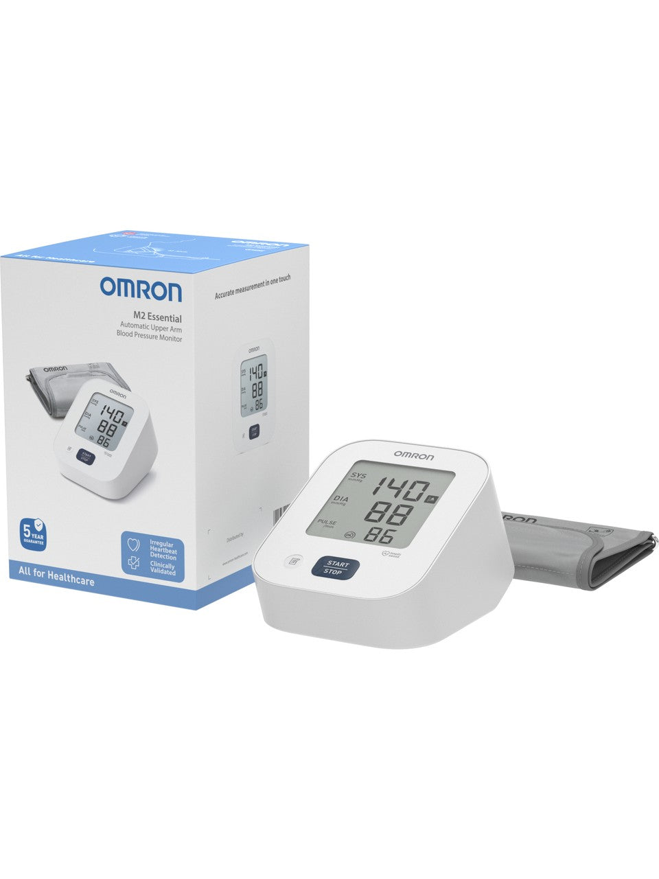 Omron M2 Essential HEM-7188-E Koldan Ölçer Dijital Tansiyon Aleti 30 Ölçüm Hafızalı