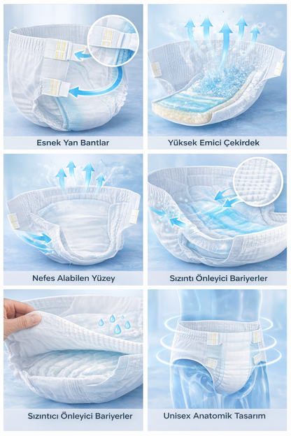 Freshlife Bel Bantlı X Large Hasta Bezi