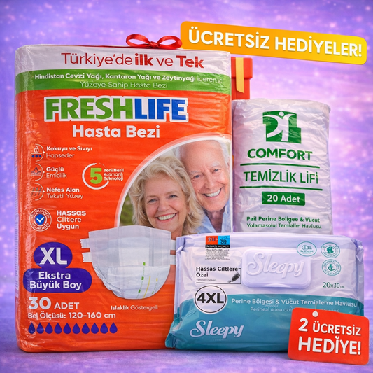 Freshlife Bel Bantlı X Large Hasta Bezi