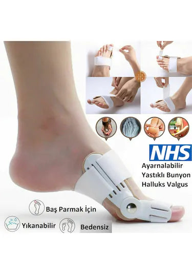 Ayak Baş Parmak Kemiği İçin Halluks Valgus Bunyon Gece Ateli