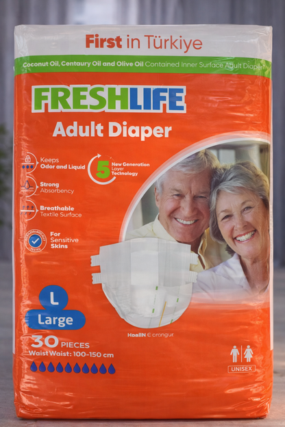 Freshlife Bel Bantlı Large Hasta Bezi