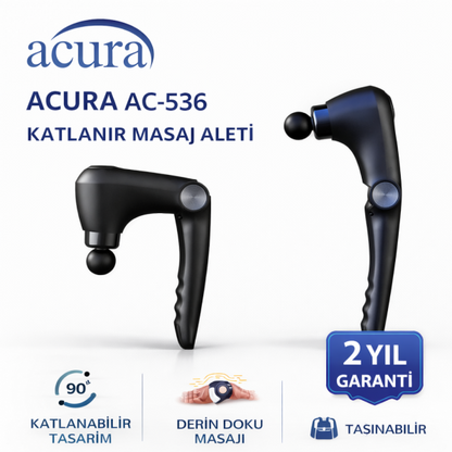 AC-536 Isıtmalı & Soğutmalı Profesyonel Katlanır Masaj Aleti