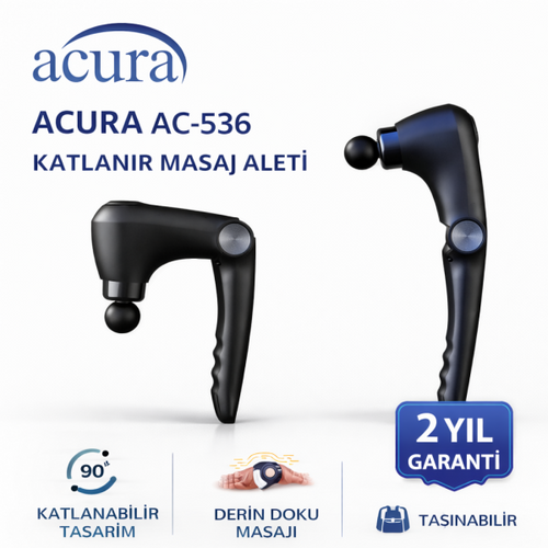 AC-536 Isıtmalı & Soğutmalı Profesyonel Katlanır Masaj Aleti