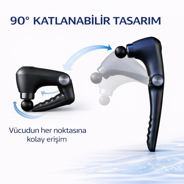 AC-536 Isıtmalı & Soğutmalı Profesyonel Katlanır Masaj Aleti