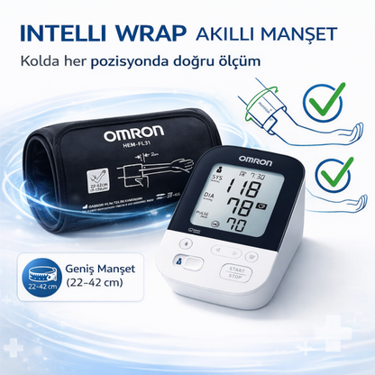 M4 Üst Koldan Ölçer Dijital Tansiyon Aleti 5 Yıl Garantili