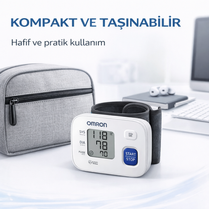 RS1 Bilekten Dijital Pilli Tansiyon Aleti – Taşınabilir, Intellisense Teknolojili, 5 Yıl Garantili